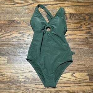 Green One-Piece Swimsuit